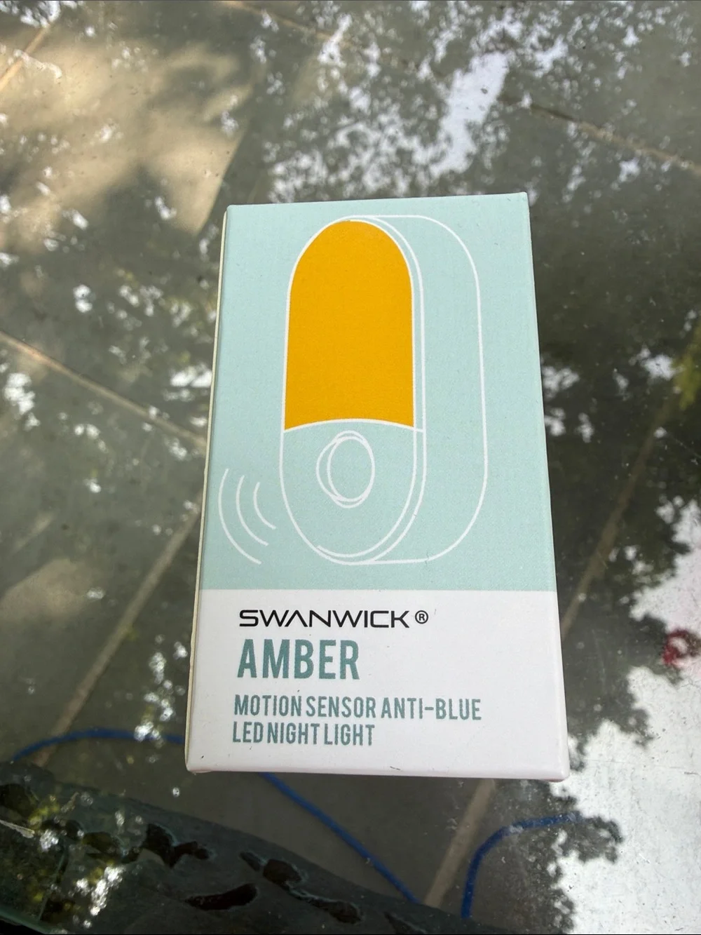 Amber Motion Sensor Anti-Blue LED Night Light - Amber